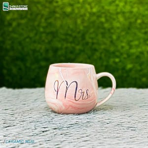 Ceramic Mug - Mrs. Ceramic Coffe Cup, Marble Cup, Mr-Mrs Mug, Ceramicware, Ceramic Cup,Mug, Dhaka Store